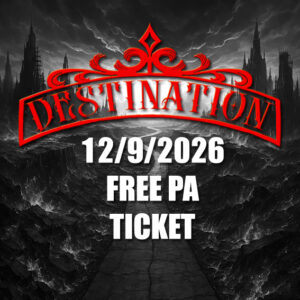 DESTINATION 2026 @ The Forge, Sheffield (Sat 12/9/2026)- FREE PA