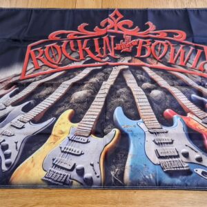 Rockin the Bowl Guitar FLAG